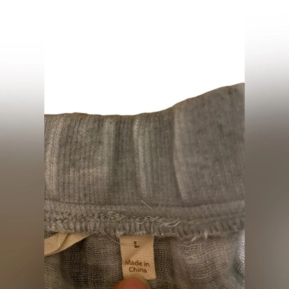 Soft Surroundings Raleigh Pants Cotton Gauze Ruffle Hem Wide Leg - Picture 9 of 12